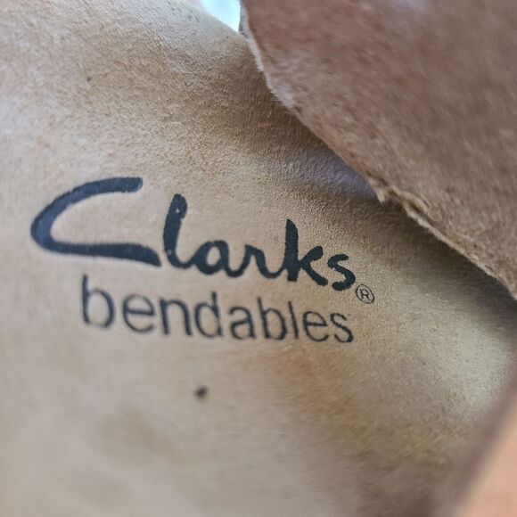 Clarks Multi Color‎ Leather Bendables Sandals 7.5 - Picture 4 of 6